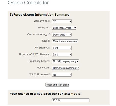 ivf success rate calculator|Iba pa.